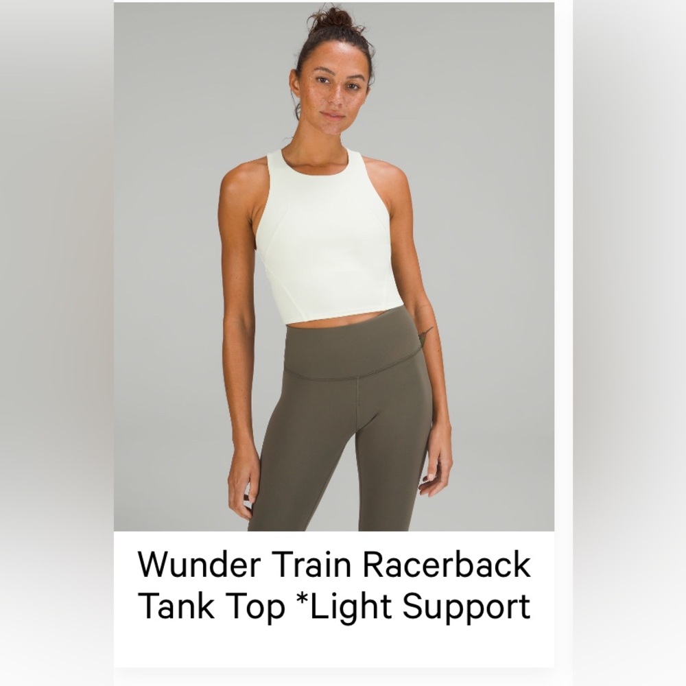 Lululemon Athletica White Tank Top